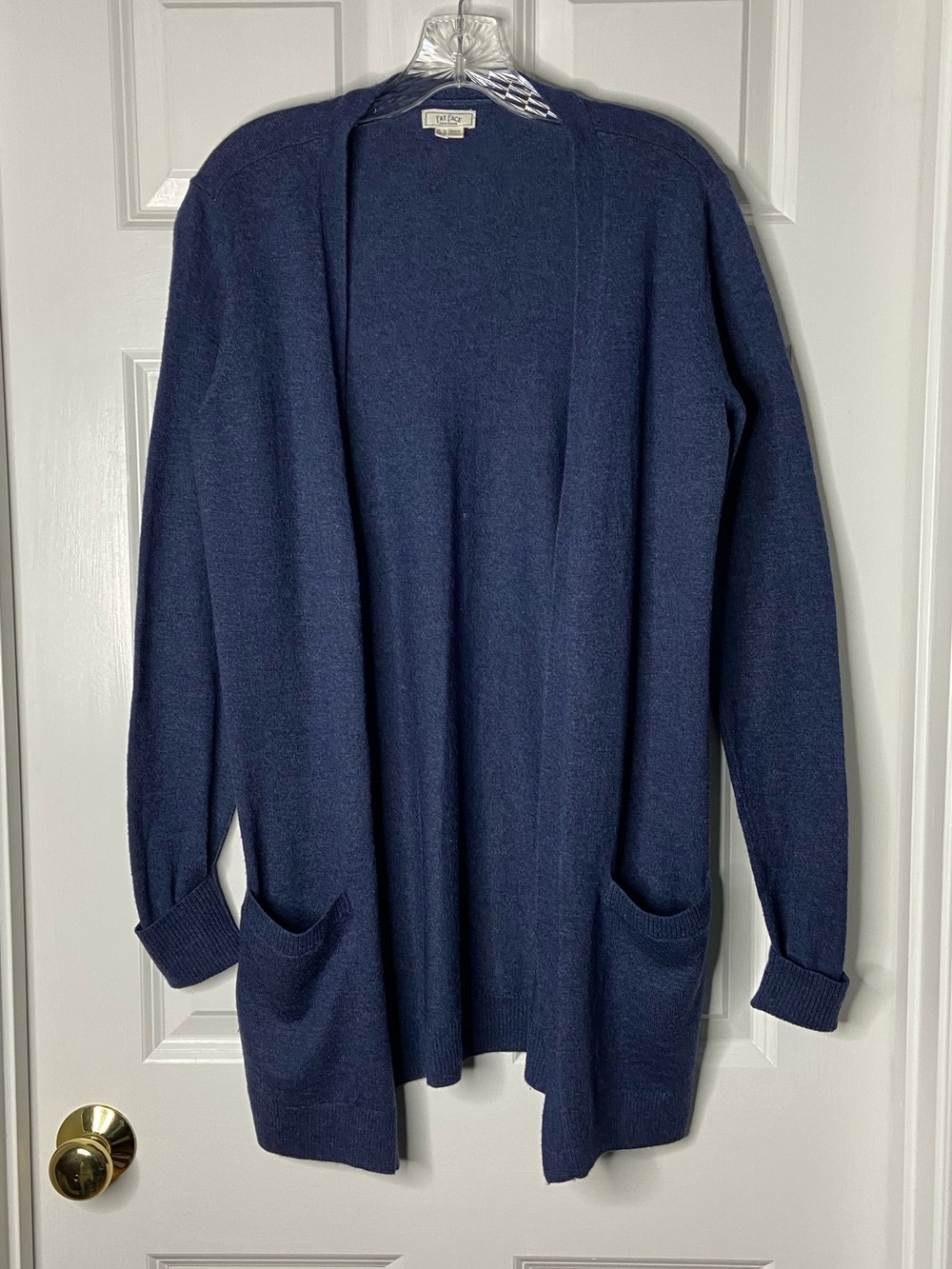 Fat Face Navy Open-Front Pocket Cardigan